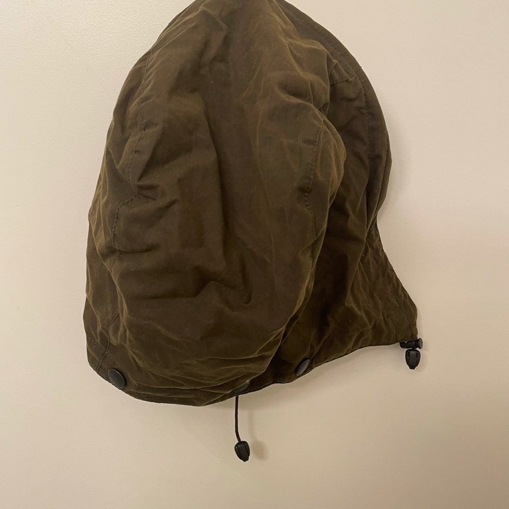 Barbour Waxed Detachable Hood
